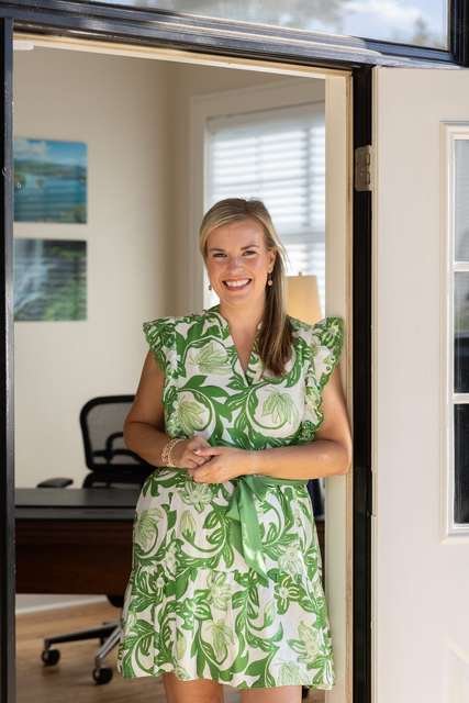Rachel Wavra in her office